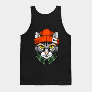 Gangsta Cat Tank Top